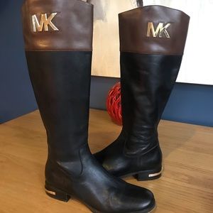 Michael Kors Hayley Leather Boots